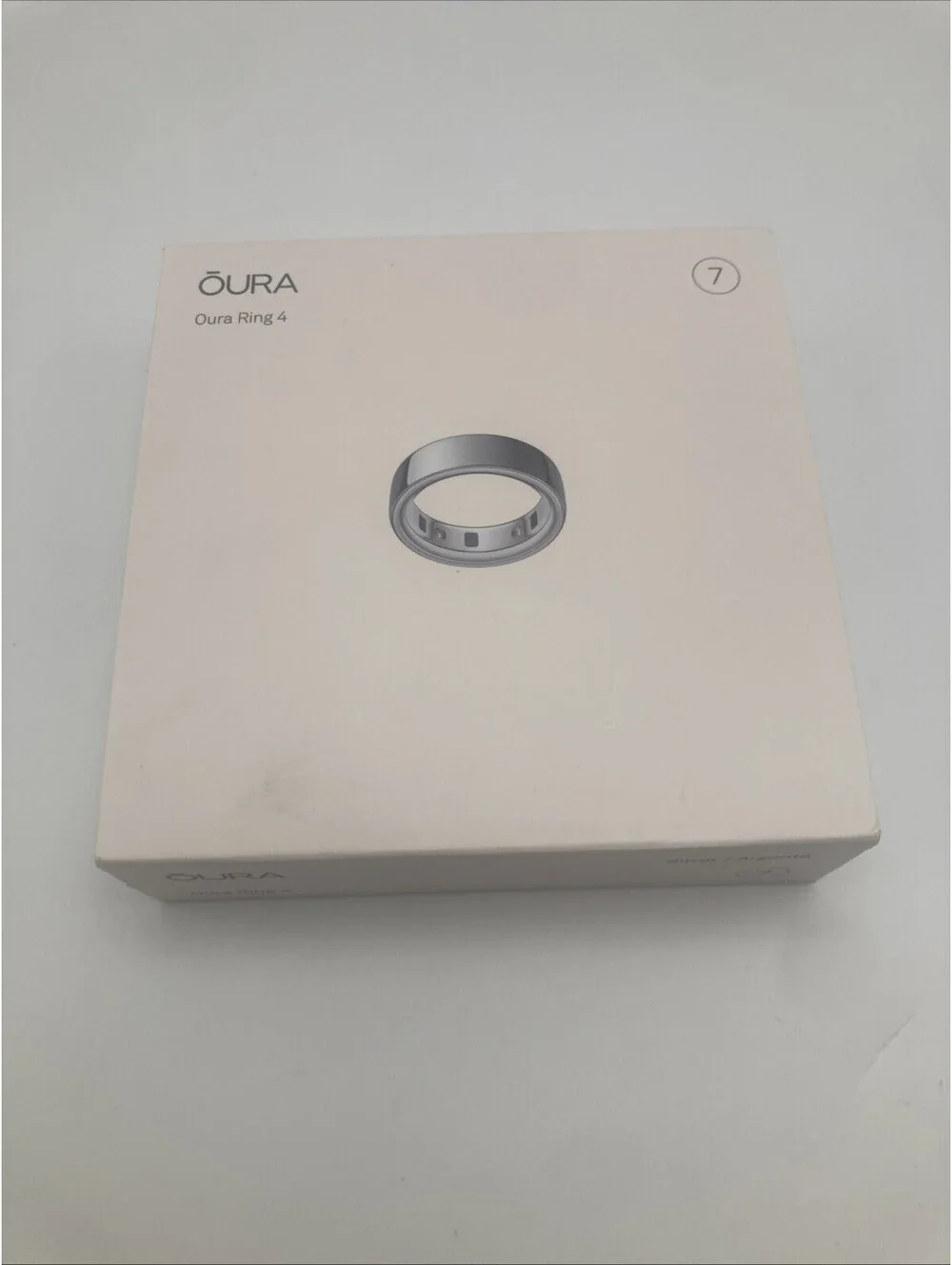 Oura Ring Gen 4 Silver Size 7